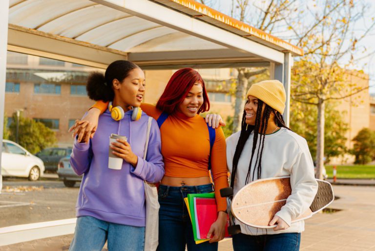 friends discussing what to know about pregnancy as a minor